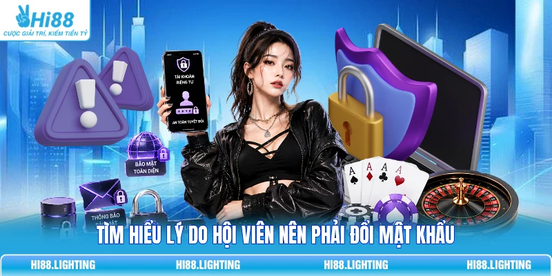 Đổi Mật Khẩu - Hướng Dẫn Chi Tiết Chống Hack 100% Tại Hi88 1 Tìm hiểu lý do hội viên nên phải đổi mật khẩu