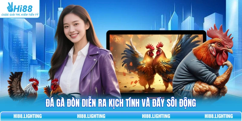 Đá Gà Đòn Là Gì? So Sánh Chi Tiết Với Đá Gà Có Cựa 1 Đá gà đòn diễn ra kịch tính và đầy sôi động