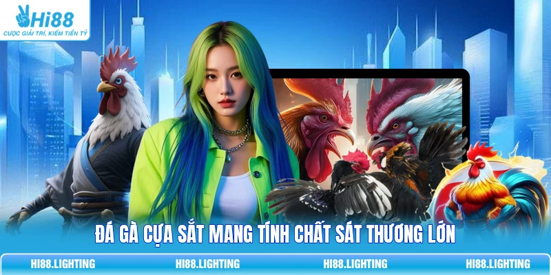 Đá Gà Cựa Sắt | Khám Phá Quy Tắc Tham Gia Cá Cược Tại Hi88 2 Đá gà cựa sắt mang tính chất sát thương lớn