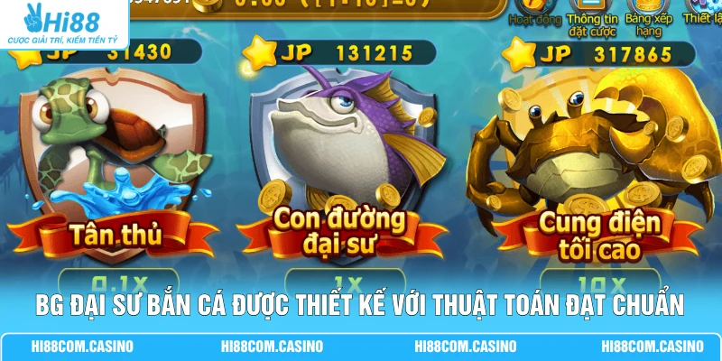 BG Đại Sư Bắn Cá | Hạ 20+ Boss Khủng Rinh Quà X888 Lần 1 BG Đại Sư Bắn Cá được thiết kế với thuật toán đạt chuẩn